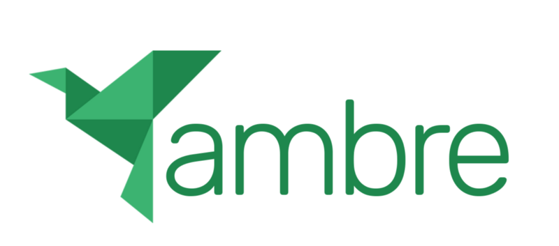 Ambre logo at the time